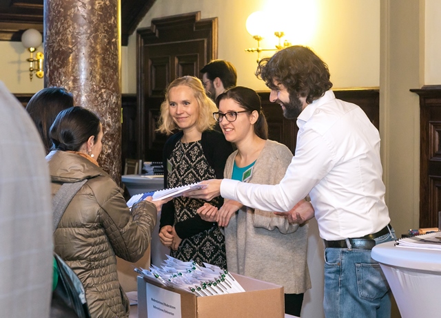 Am 4. Oktober 2018 wurde die internationale Konferenz zur Diplomatik an der Sächsischen Akademie der Wissenschaften zu Leipzig eröffnet. (Foto: Swen Reichhold)