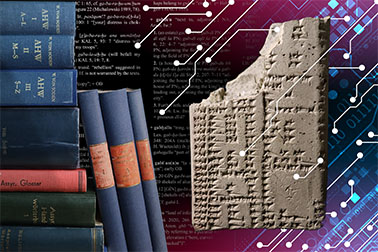 Books and stone tablets in a digital context